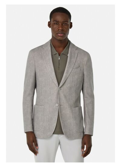 Veste Imprimée en Jersey De Coton