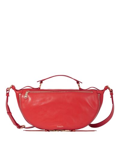 Origami de Lancel - Sac Porte Croise Zippe M - ROUGE BAISER