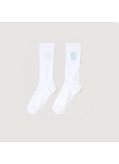 Chaussettes brodées