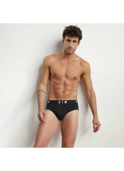 Slip homme en coton modal et ceinture unie Noir Dim Originals