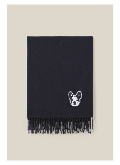 Echarpe laine franges Jean Toto