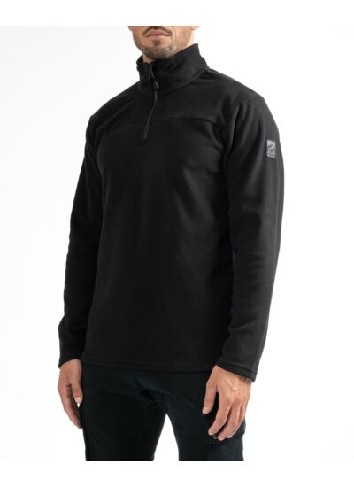 Polaire à col montant zippé homme