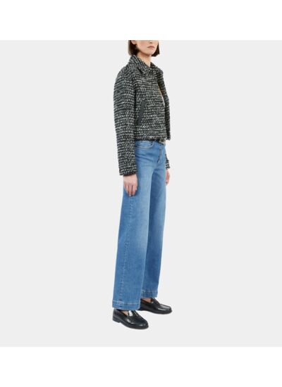 Blouson Court Ample Femme