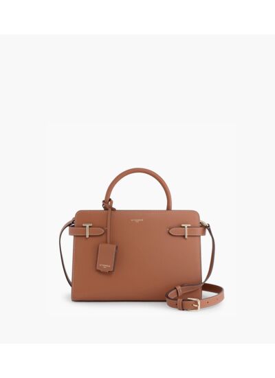 Sac à main moyen modèle Emilie en cuir grainé