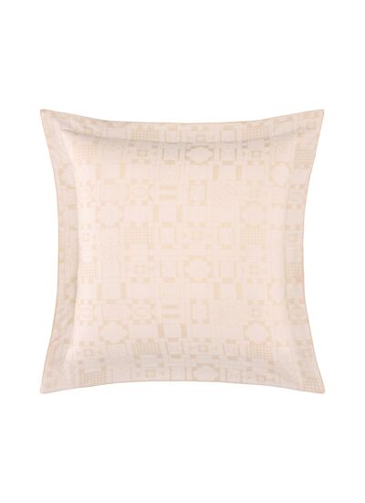 Yves Delorme - Taie d'oreiller en satin beige, Allure