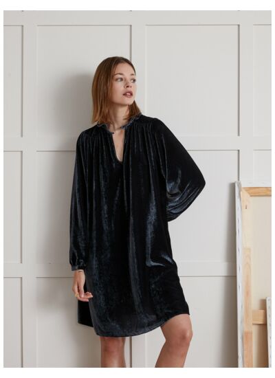 ROBE PANNE VELOUR