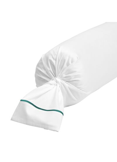 TAIE DE TRAVERSIN | Breteuil - Blanc/Vert