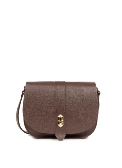 Sac besace A rabat avec fermoir Top Double