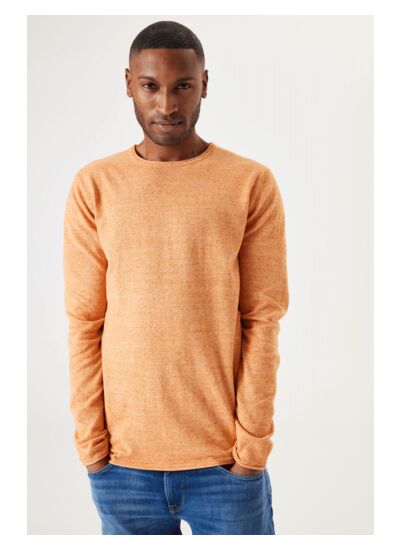 Men Sweater Orange
