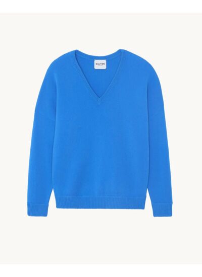 Pull Kiki Pull cachemire col v oversize femme