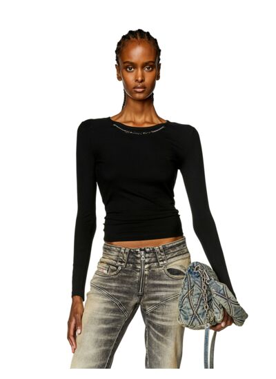 Coupe skinnyCollier en chaîne amovible