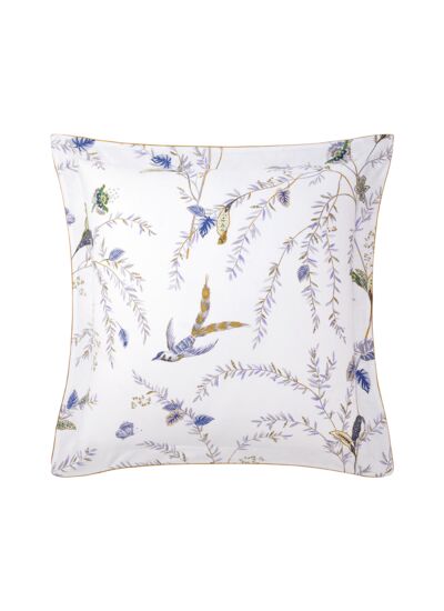 Yves Delorme - Taie d'oreiller en satin de coton violet, Grimani