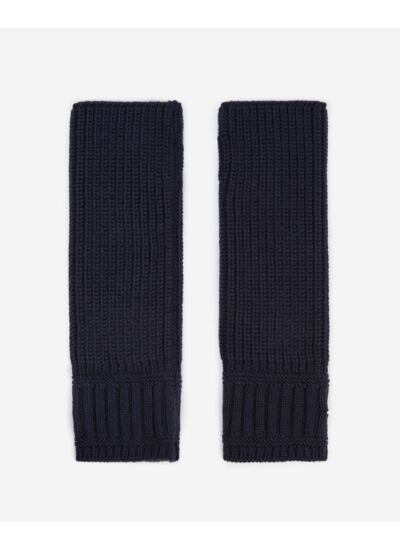 Mitaines En Laine Bleu Marine