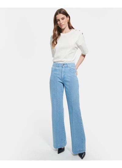 Jean Jessie Baby blue en Coton