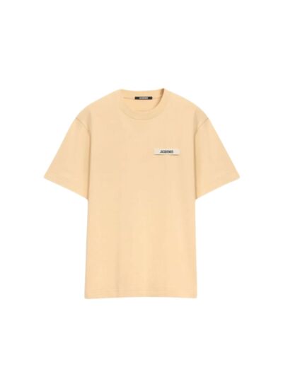 Jacquemus T-Shirt Gros Grain Light Beige