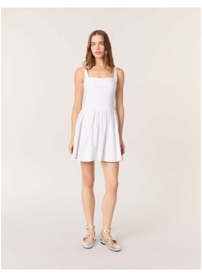 Robe courte en coton