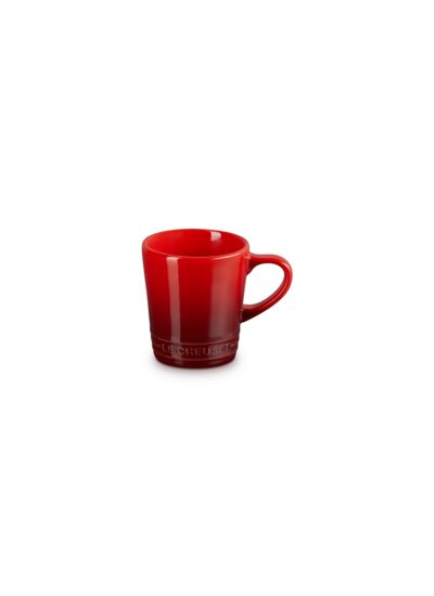 Tasse espresso V 100ml en céramique cerise
