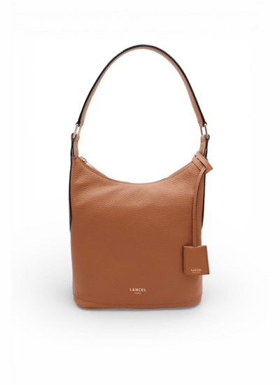 Alphonse de lancel - sac hobo zippe m - camel