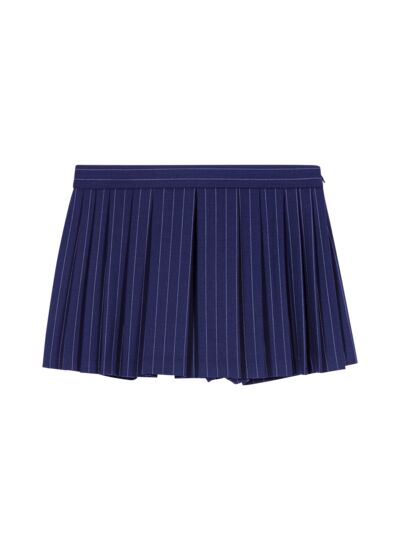 Short trompe l'œil à rayures