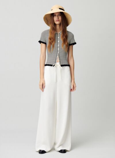 Claudie pierlot Pantalon fluide élastiqué