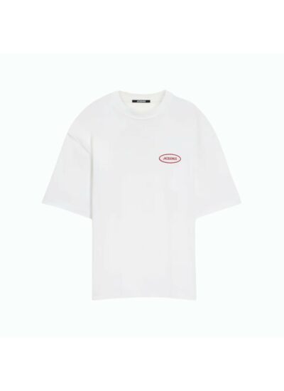 Jacquemus T-shirt Station Patch Blanc