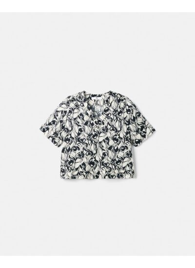 Top fluide à imprimé floral