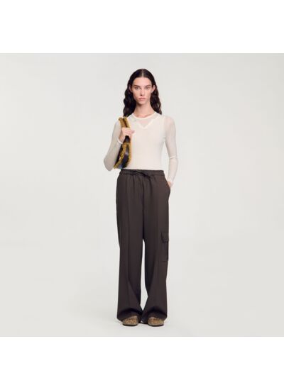 Pantalon taille élastiquée