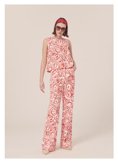 Pantalon Prosper-Corail en Coton