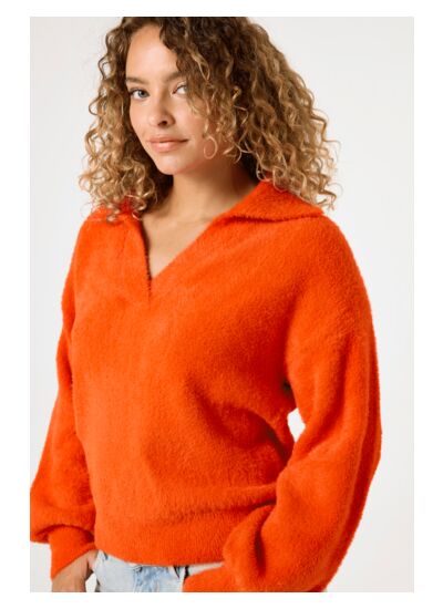 Women Sweater Orange