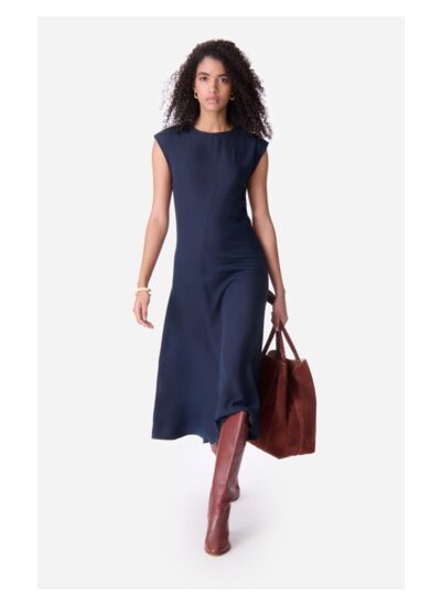 Robe Asymétrique Enea Taille Haute, Coupe Wide Leg