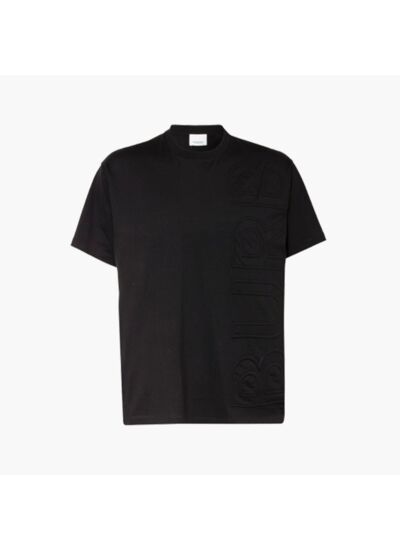 Burberry T-shirt Logo Relief Noir
