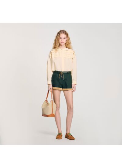 Chemise à détail bijou