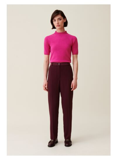 Pantalon tailleur coupe cigarette