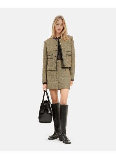 Veste Courte En Tweed