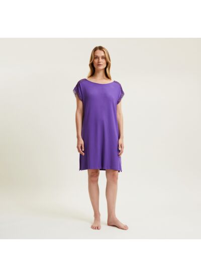 Laurence Tavernier - Chemise de nuit courte en jersey, Moorea