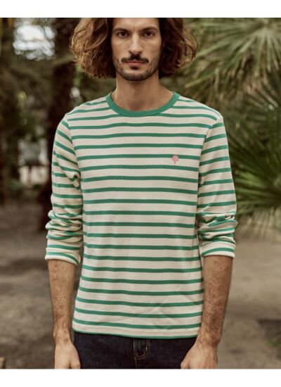 Marinière écrue & verte