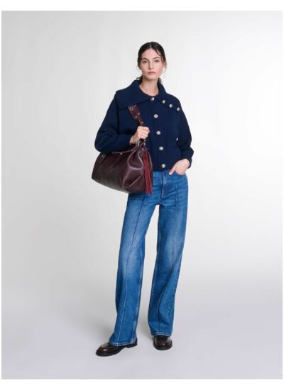 Cardigan en laine mélangée