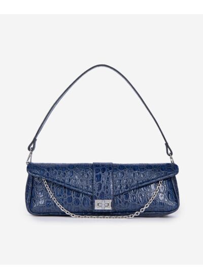 Sac En Cuir Croco