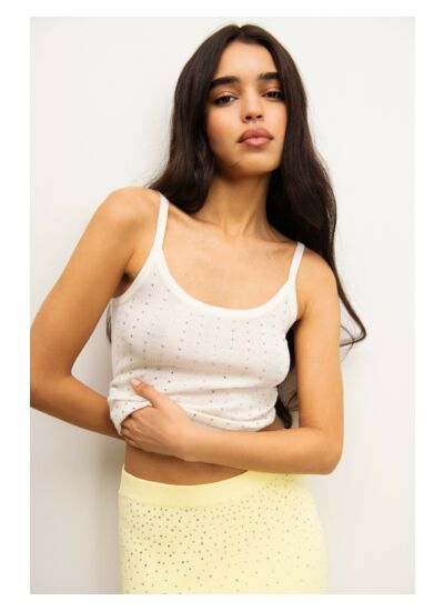 Top Bretelles Strass