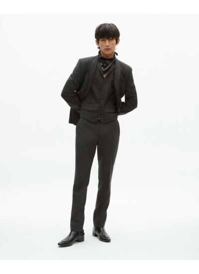 Veste De Costume Classique 2 Boutons Et Pins