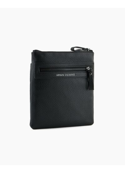 Sac bandoulière plat homme - nero
