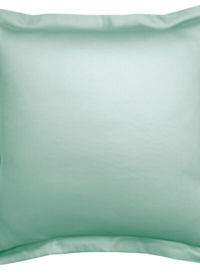 DODO Taie d'oreiller harmonie satin de coton coloris menthe
