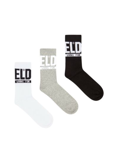 Lot de 3 articlesChevilles côtelées