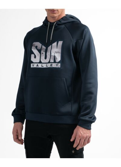 Sweat à capuche avec imprimé