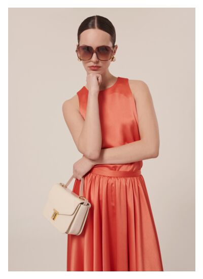 Top Tellia-Corail en Polyester