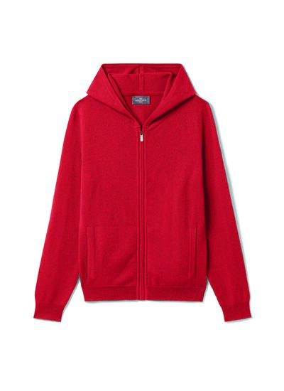Pull à capuche zippé - Femme - GARNET