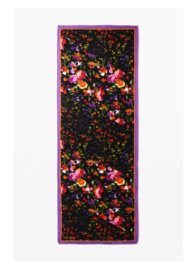 FOULARD MIXED FLOWERS 2 RECTANGLE