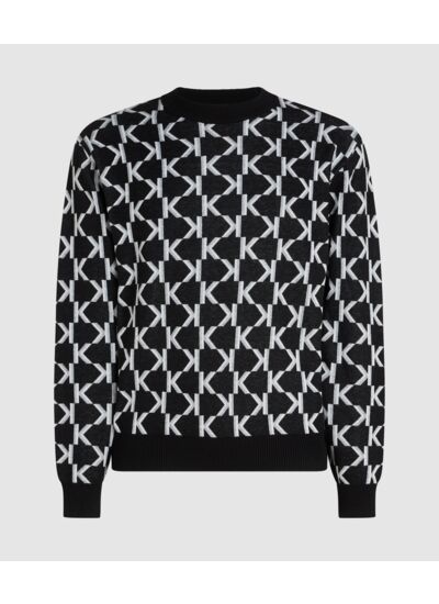 K JACQUARD KNIT SWEATER