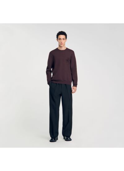 Sweatshirt fleurs
