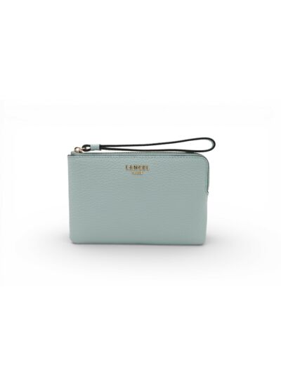Lettrines de Lancel - Mini Pochette Zippee Avec Dragonne - AZUR